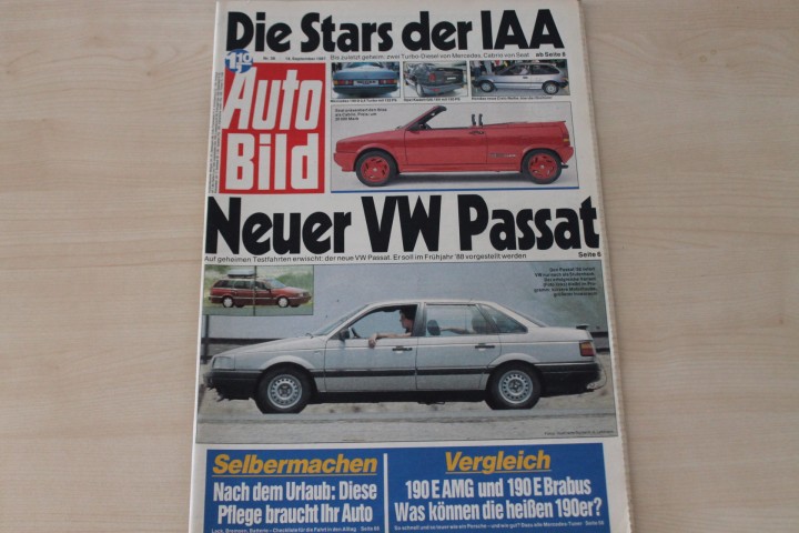 Deckblatt Auto Bild (38/1987)